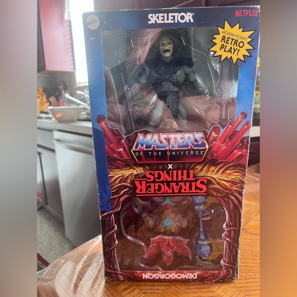 Masters of the Universe x Stranger Things Skeletor and Demogorgon Set